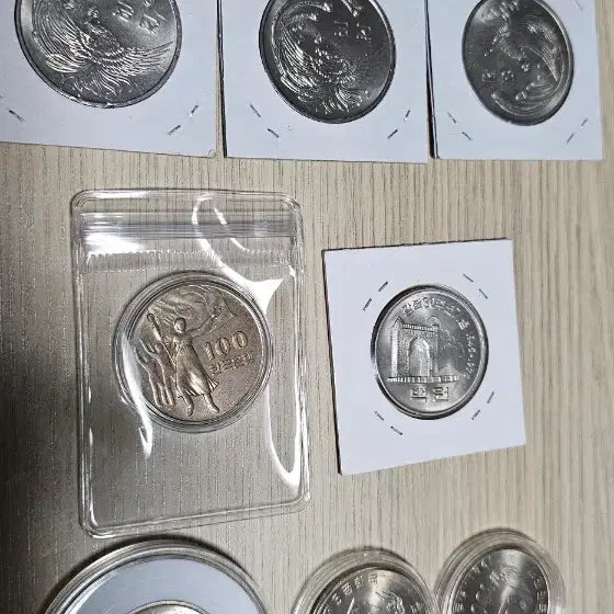 [BUNJANG] Korean Commemorative Coins Set (8 Types, Including Toned Coins) / 한국 기념주화 8종 일괄 (토닝 주화 포함)