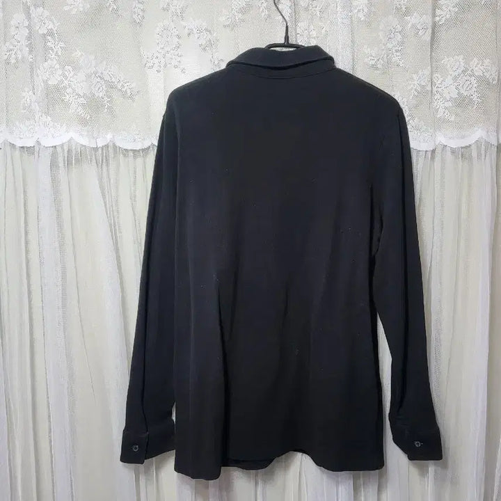 [SOLD OUT] 버버리 블랙 긴팔 폴로티셔츠
