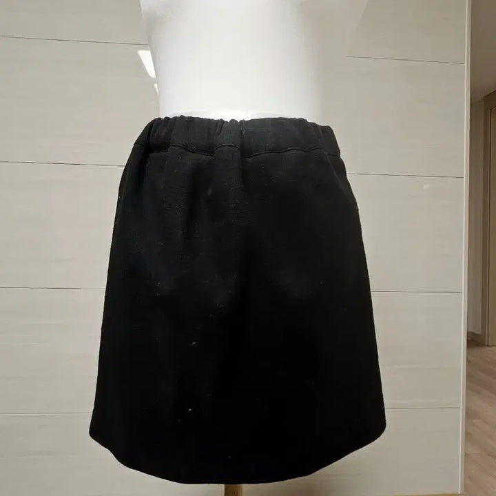 [BUNJANG] A2 Black Mini Wrap Design Skirt Pants / 랩디자인 치마 바지 (스커트팬츠)