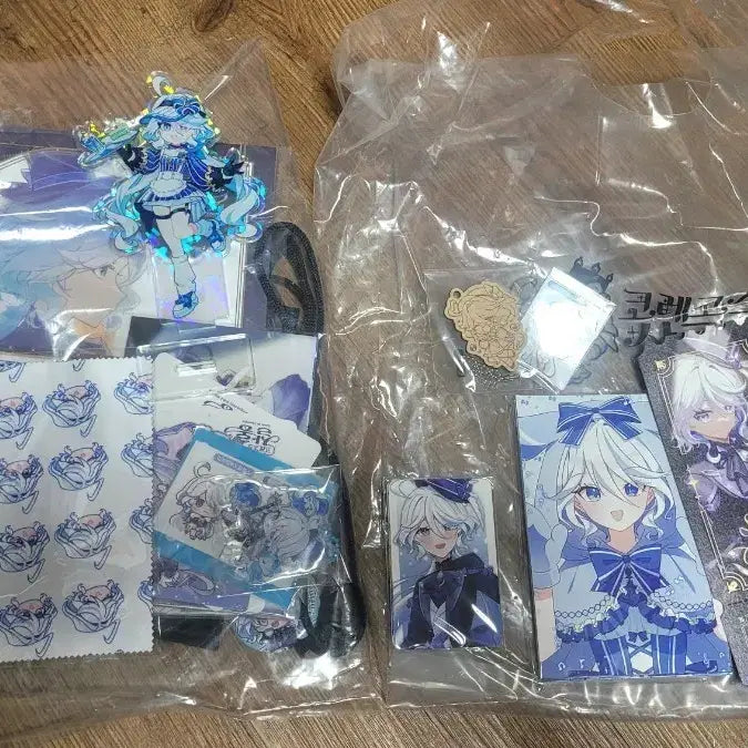 [BUNJANG] Furina Birthday Cafe Goods Bundle Set / 판매) 푸리나 생카 전프레 및 럭드 일부 일괄 판매합니다