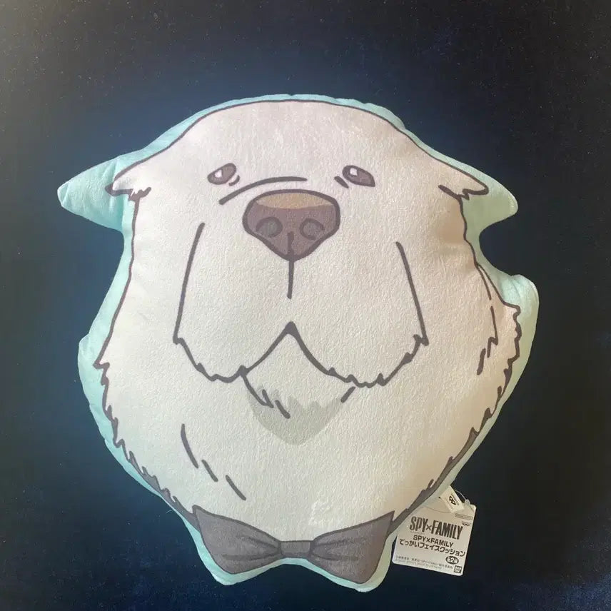 [BUNJANG] Spy x Family Bond Large Face Plush Cushion / 스파이 패밀리 본드 큰 얼굴 봉제 쿠션