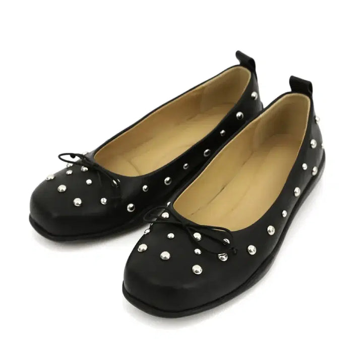 [BUNJANG] Asura Studded Flat Shoes / 아수라 스터드 플랫슈즈