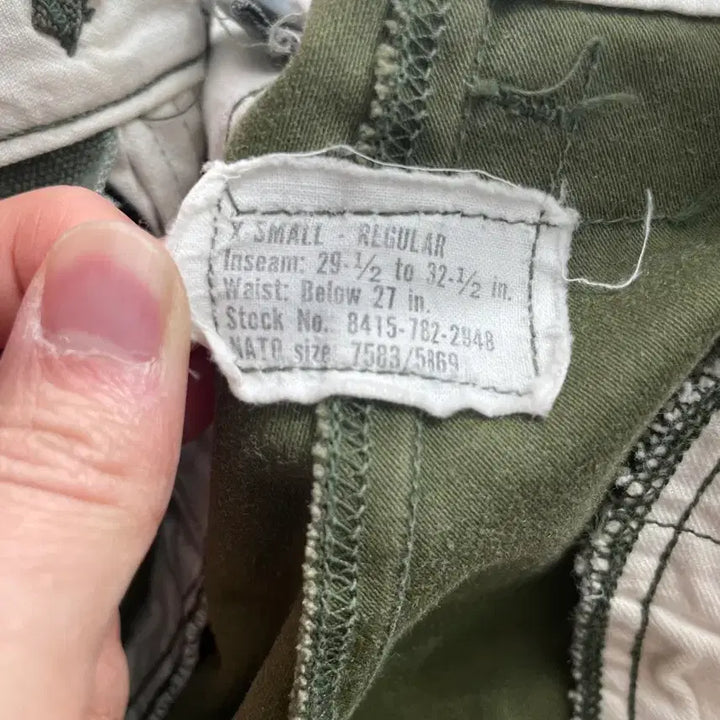 [BUNJANG] US Army M65 OG Pants / 미군 us army M65 팬츠 오리지널 OG xsmall-regular