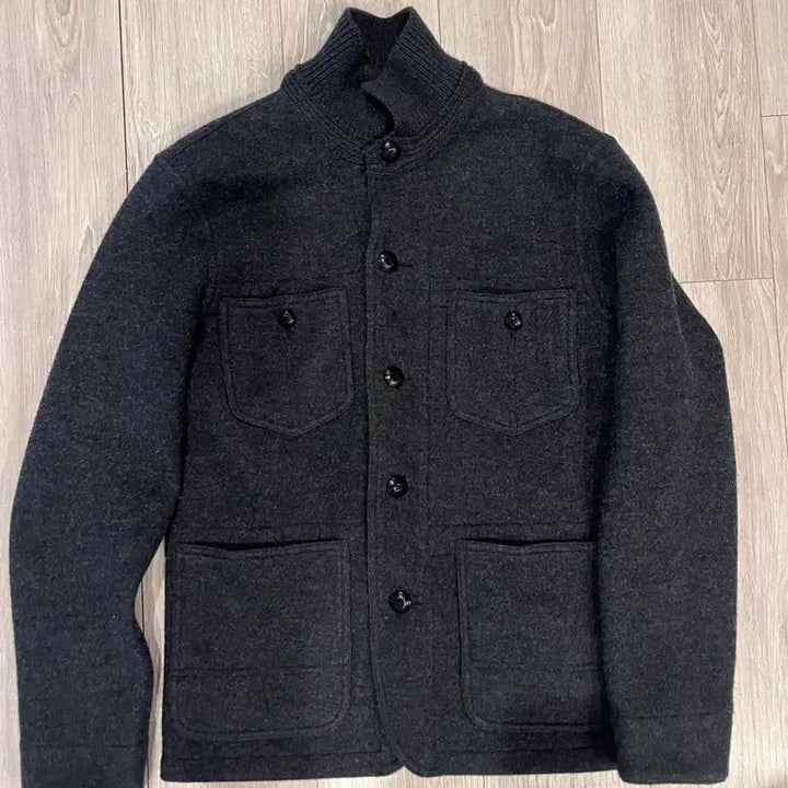 [BUNJANG] Polo Ralph Lauren Grey Knit Jacket / 폴로 랄프로렌 그레이 니트자켓