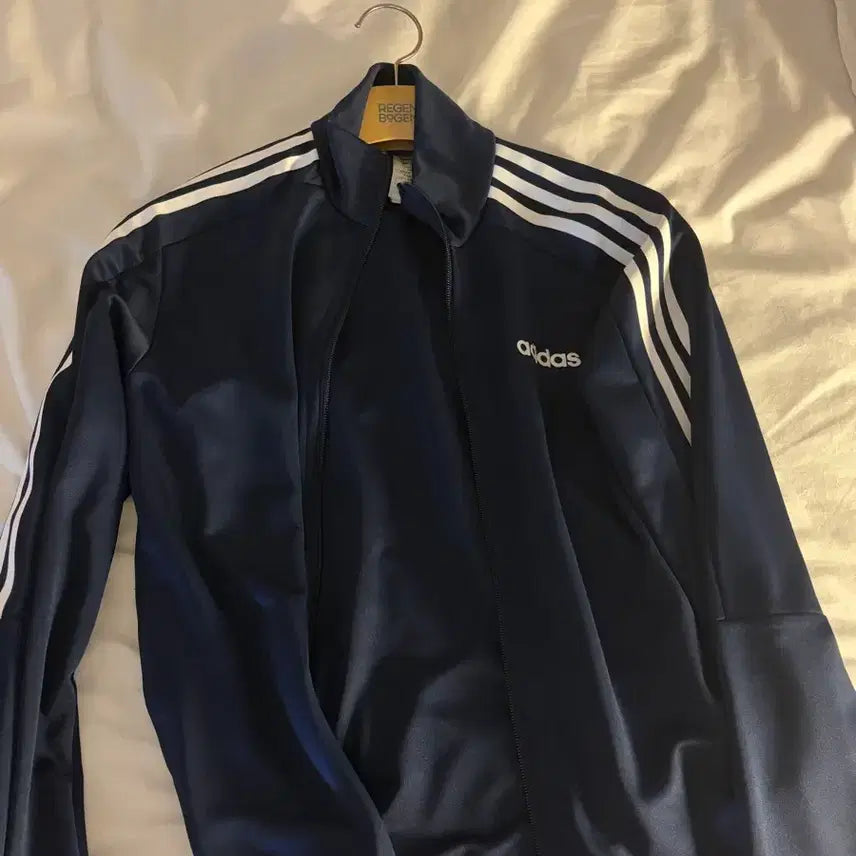 [BUNJANG] Adidas Navy Track Top Jersey / 아디다스 네이비 져지 트랙탑