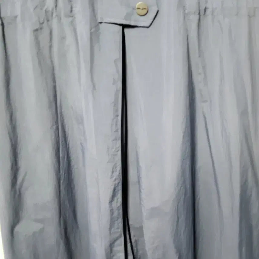 [BUNJANG] Visit in New York String Flare Hooded Long Coat / 비지트인뉴욕 바스락 스트링 플레어 후드 롱코트