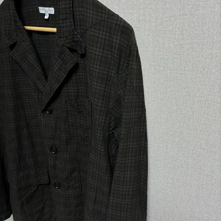 [SOLD OUT] 엔지니어드가먼츠 로이터 자켓 핀턱스몰플레이드 S사이즈