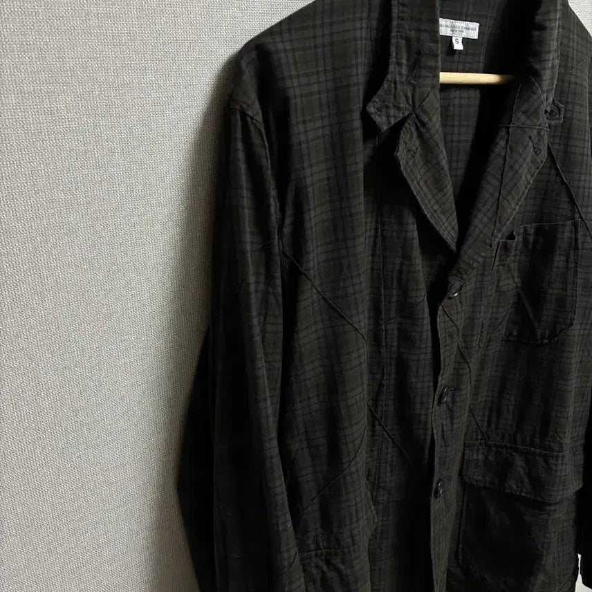 [SOLD OUT] 엔지니어드가먼츠 로이터 자켓 핀턱스몰플레이드 S사이즈