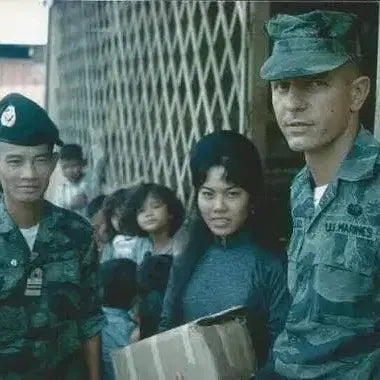 [BUNJANG] South Vietnam Marine Corps Beret &amp; Patch Replica (Vietnam War Era) / 베트남전쟁 남베트남군 해병대 베레모, 패치