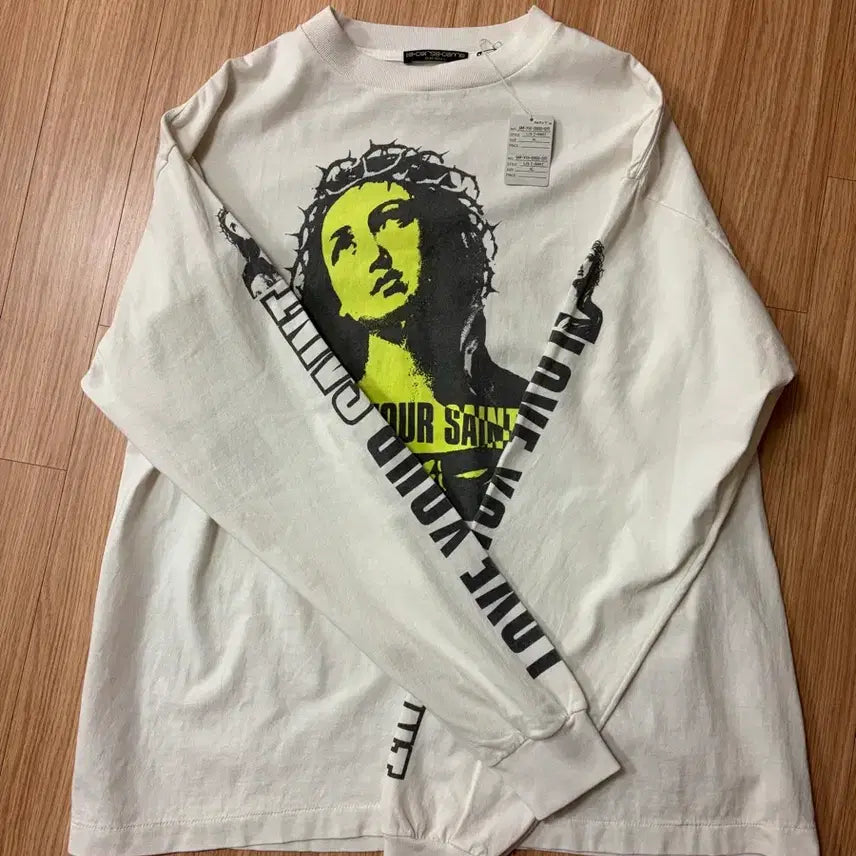 [BUNJANG] Saint Michael Love Your Saint Long Sleeve / (XL) 세인트 마이클 러브 유어 세인트 롱슬리브