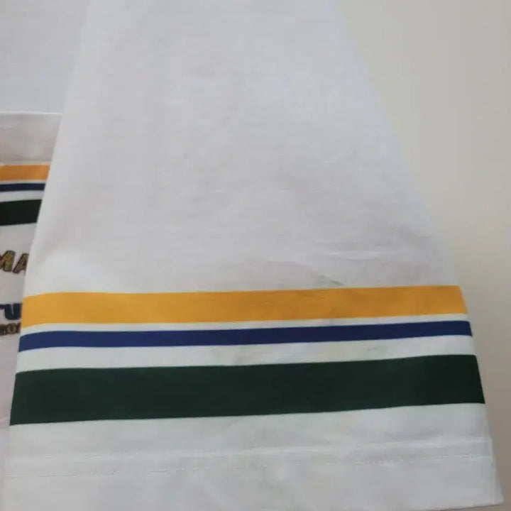 [BUNJANG] Goal Studio White Short Sleeve Pocket Polo Shirt / 골스튜디오 화이트 반팔 카라티 포켓티