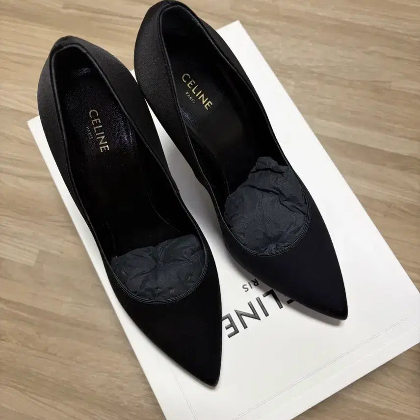 [BUNJANG] Celine Satin Heels / 셀린느새틴구두