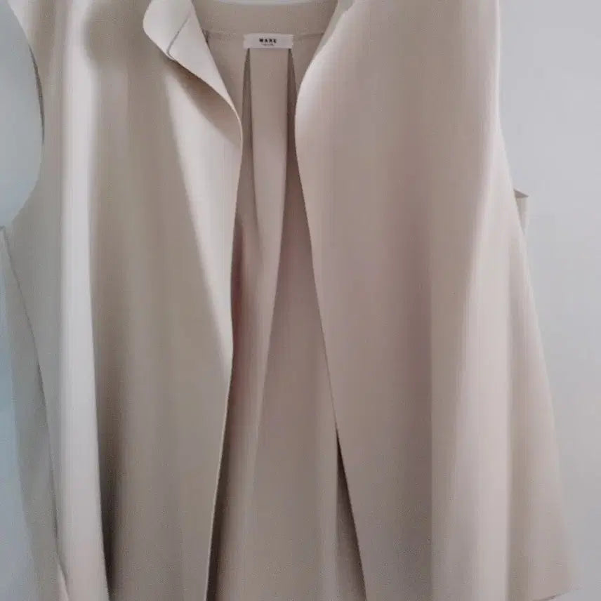 [BUNJANG] MARE Beige Open Vest / MARE 베이지색 오픈 베스트