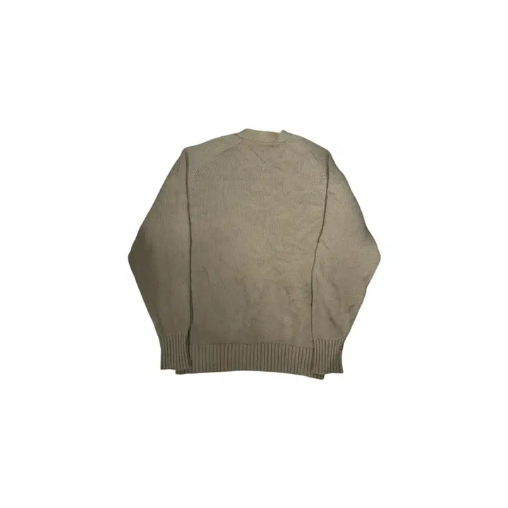 [BUNJANG] Polo Ralph Lauren 90s Beige Oversized Knit Cardigan / 90s 폴로 랄프 로렌 베이지 오버핏 니트 가디건 90