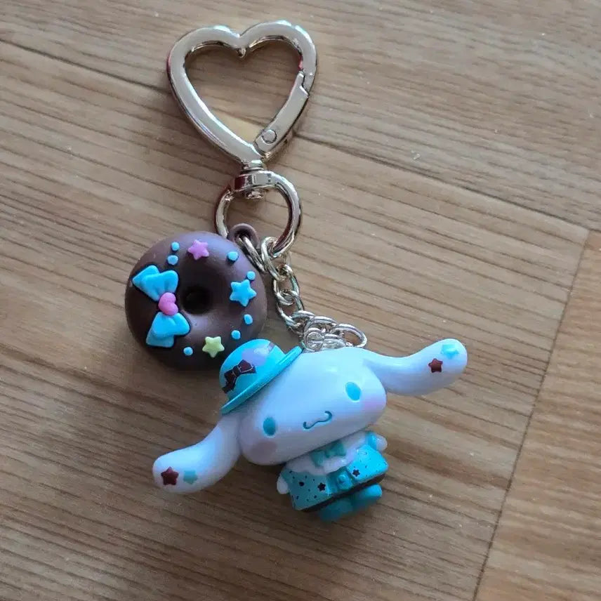 [BUNJANG] Sanrio Cinnamoroll Mint Chocolate Figure Keyring Gacha / 산리오 시나모롤 민트초코 피규어 키링 가챠