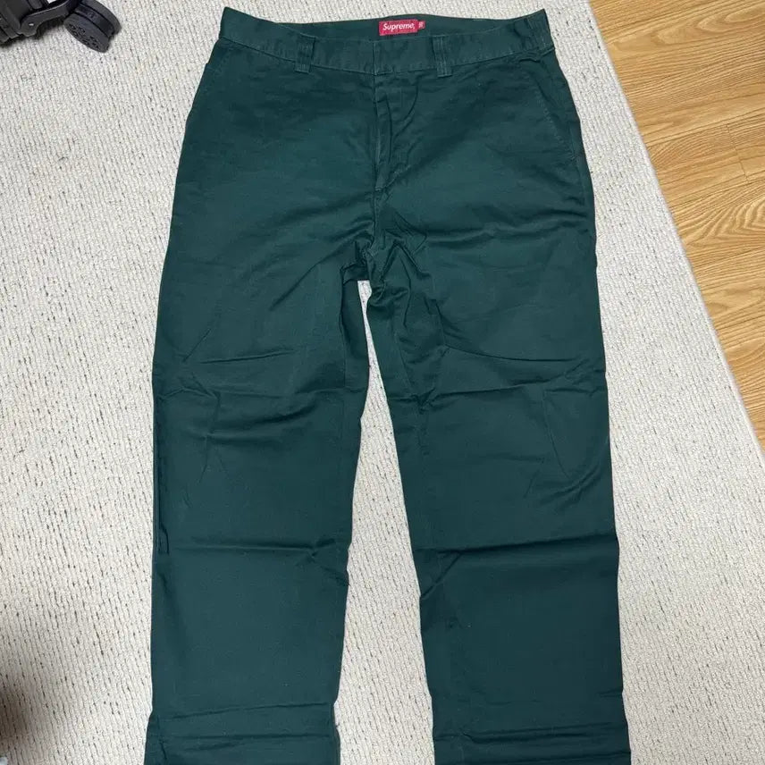 [BUNJANG] Supreme Work Pants Dark Green / 슈프림 워크팬츠 다크그린