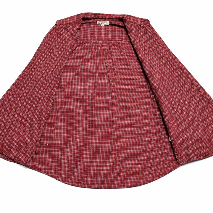 [SOLD OUT] JPN 90s~00s일본 빈티지 y2k 모리걸 레드 플란넬 체크 셔츠 L