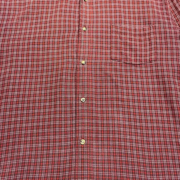[SOLD OUT] JPN 90s~00s일본 빈티지 y2k 모리걸 레드 플란넬 체크 셔츠 L