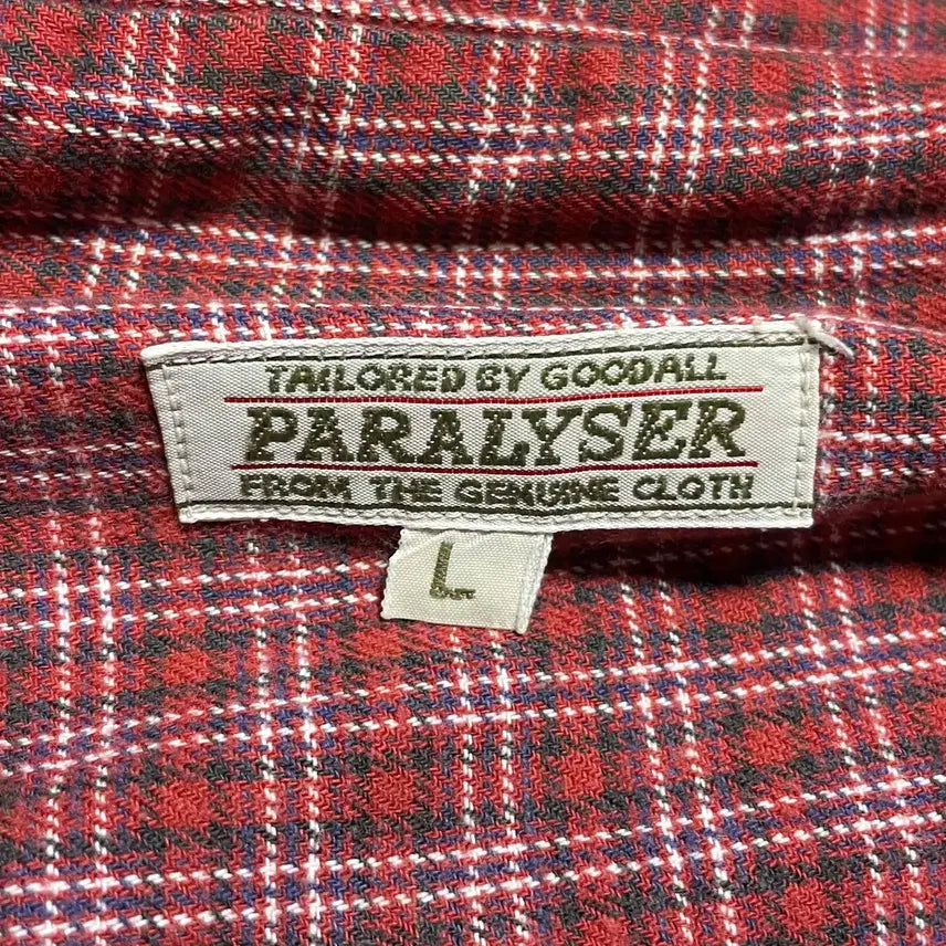 [SOLD OUT] JPN 90s~00s일본 빈티지 y2k 모리걸 레드 플란넬 체크 셔츠 L
