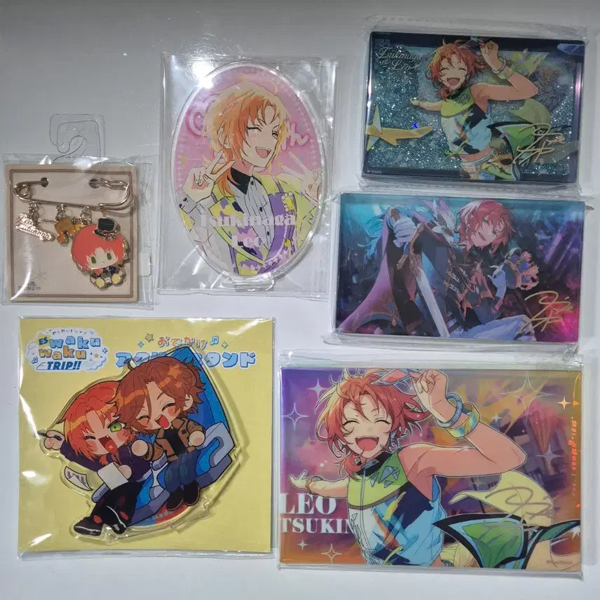 [BUNJANG] Knights Tsukasa Leo Acrylic Stand &amp; Coro-to Bundle Set / 앙스타 나이츠 츠키나가 레오 아크릴스탠드 코롯토 일괄