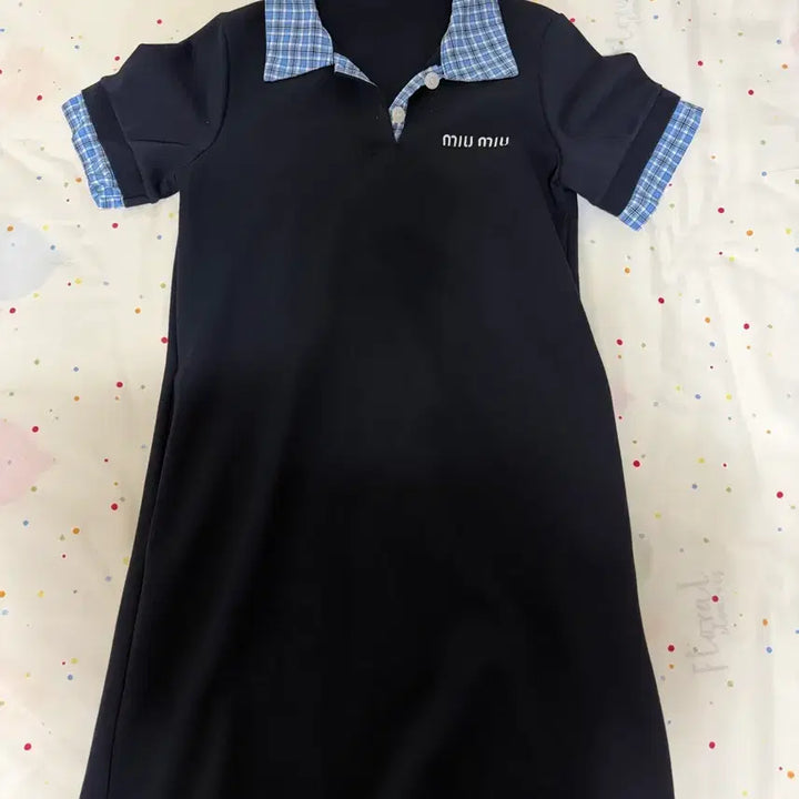 [BUNJANG] Black Polo Dress / 블랙 폴로 원피스