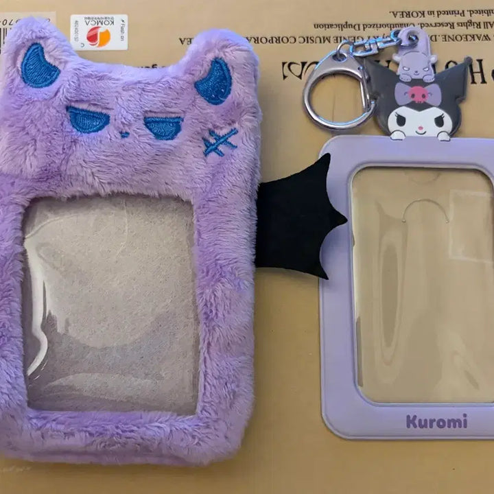 [SOLD OUT] 쿠로미 인형/일반 카드 홀더 퍼플 포카 홀더 일괄