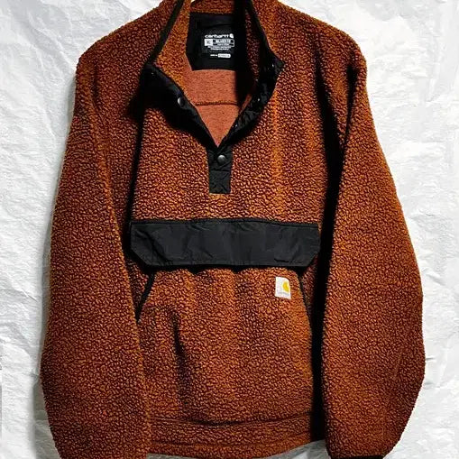 [BUNJANG] Carhartt Anorak Brown Fleece XL / 칼하트 아노락 브라운 후리스  xl