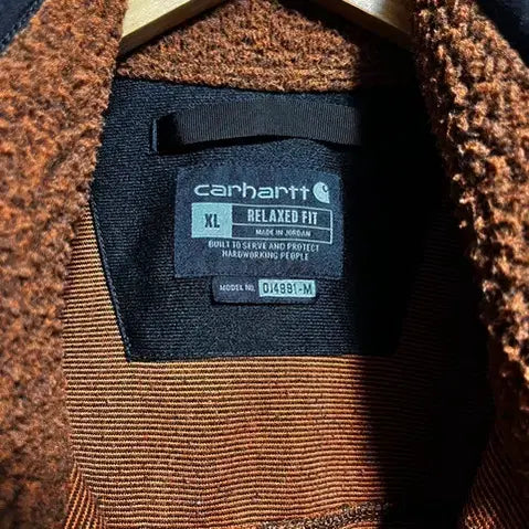 [BUNJANG] Carhartt Anorak Brown Fleece XL / 칼하트 아노락 브라운 후리스  xl