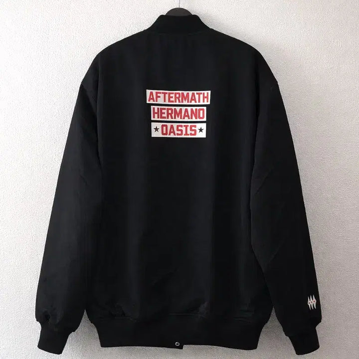 [SOLD OUT] 애프터매스 에이티엠 로고 바시티 자켓 팔아요!