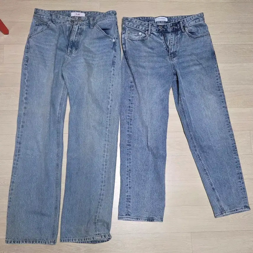 [SOLD OUT] 플랙진(중고), 피스워커(신품) 연청 2벌 일괄