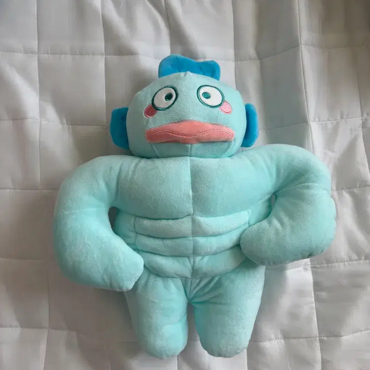[BUNJANG] Han Gyodong Muscle Man Medium Plush Doll / [새상품] 근육맨 한교동 중형 인형