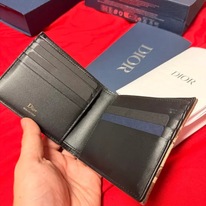 [BUNJANG] Dior Oblique Card Wallet Brown / 디올 오블리크 카드지갑 브라운 S급