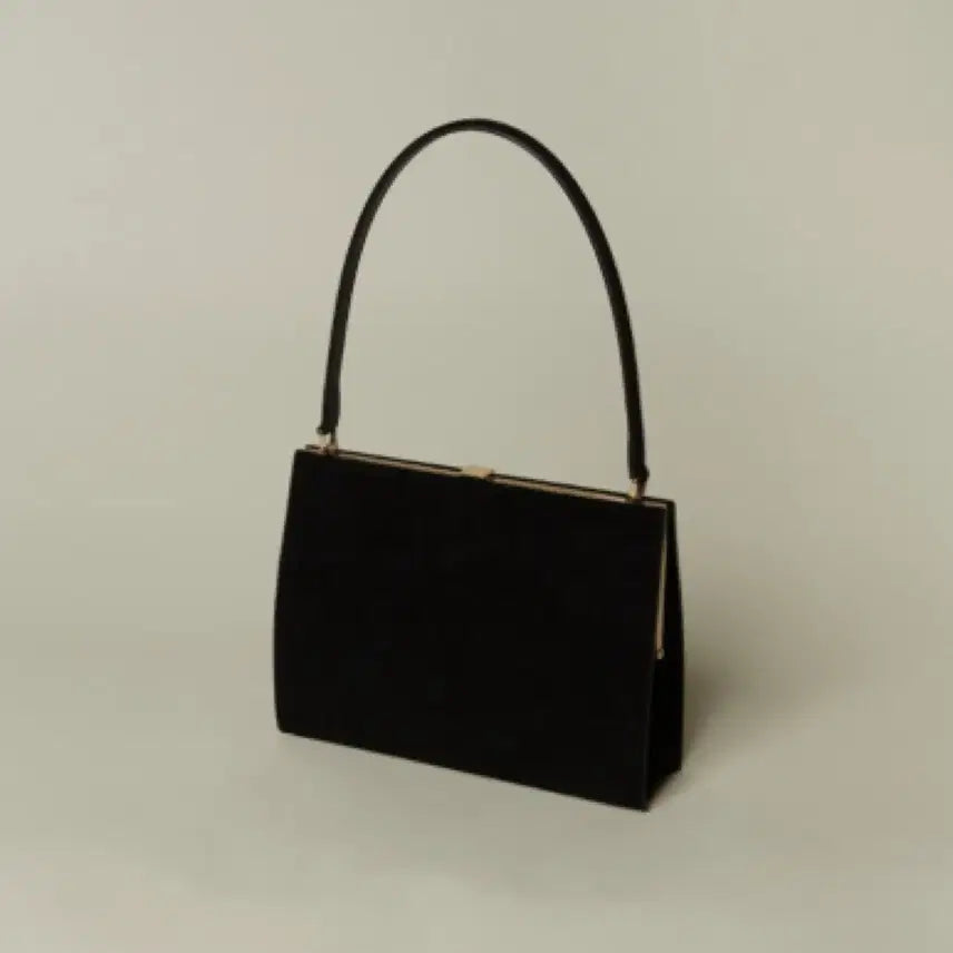 [BUNJANG] Flor Mona Frame Bag Suede Black / Flor 플로르 모나 프레임백 스웨이드