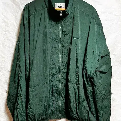 [BUNJANG] Nike Vintage Green Woven Windbreaker Jacket XXL / 아메리카 빈티지 나이키 그린 우븐 바람막이 자켓 빅사이즈 xxl