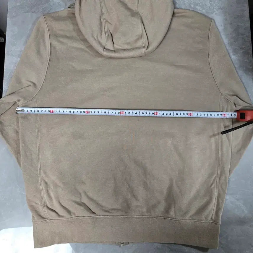 [BUNJANG] Nike Beige Hooded Zip-up Jacket / 나이키 후드집업 베이지