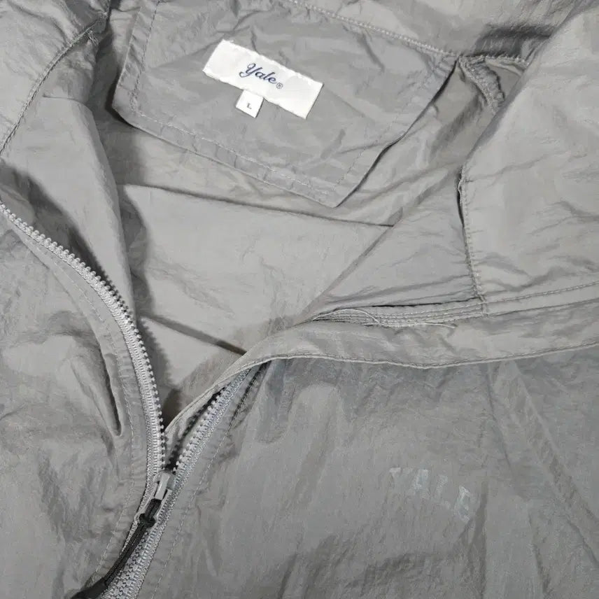 [BUNJANG] Yale Windbreaker Jacket Gray / YALE 예일 바람막이 자켓 회색