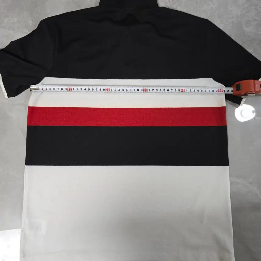 [BUNJANG] Polo Rugby Short Sleeve T-shirt / 폴로 럭비 반팔 티셔츠 블랙/레드/화이트