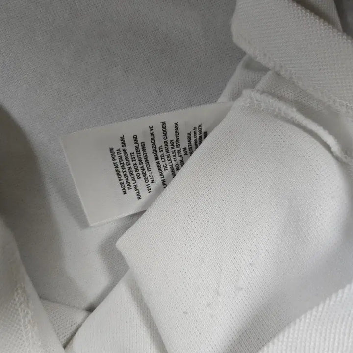 [BUNJANG] Polo Rugby Short Sleeve T-shirt / 폴로 럭비 반팔 티셔츠 블랙/레드/화이트