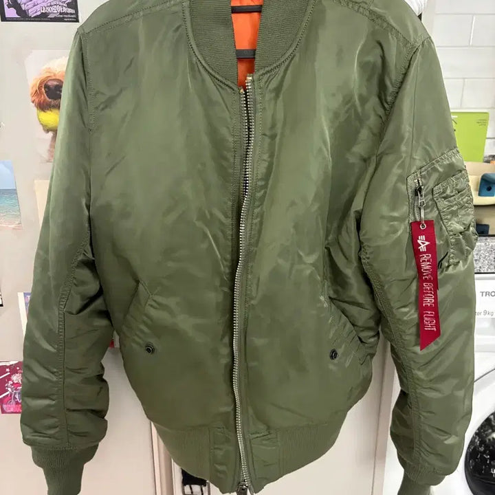[BUNJANG] Alpha Industries MA-1 Bomber Jacket / 알파인더스트리 MA-1 항공점퍼 카키 야상 자켓 저지