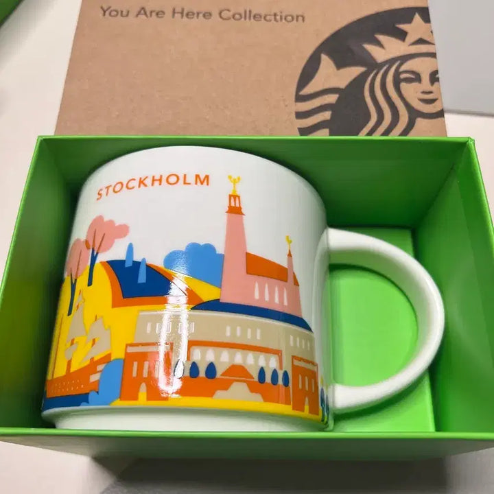 [BUNJANG] Starbucks Stockholm You Are Here City Mug / 스타벅스 유아히어 You Are Here 스톡홀름 시티컵 머그컵