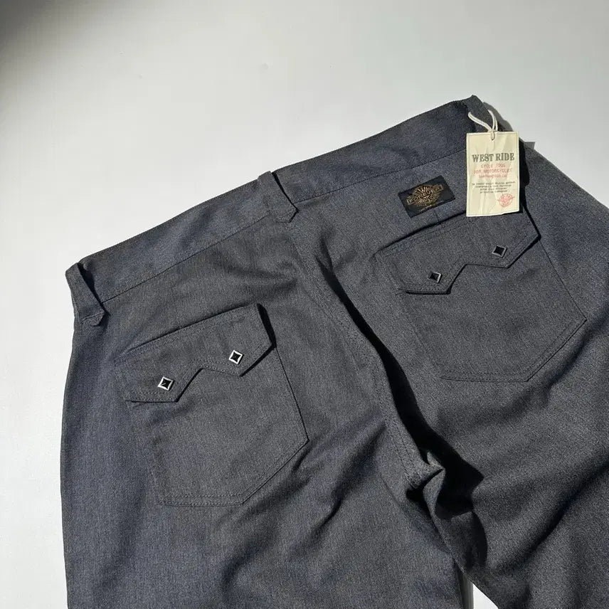 [BUNJANG] West Ride Embroidered Western Pants / [38,새상품] West Ride 웨스트 라이드 로고 자수 웨스턴 팬츠
