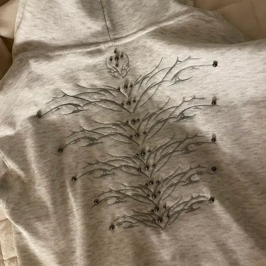 [BUNJANG] Header Pattern Hoodie / 헤더 무늬 후드티
