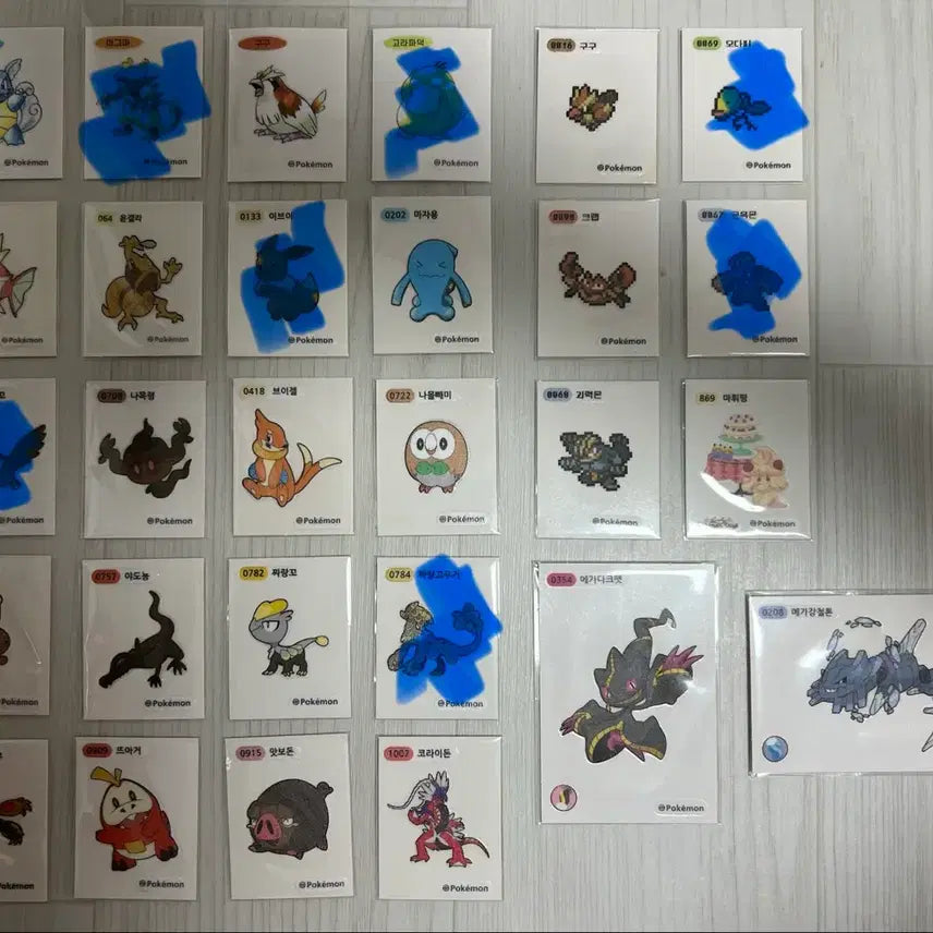[BUNJANG] Pokemon Tteokbokki Stickers - Exchange and Sale / 포켓몬 띠부씰 판매 및 교환(상세글 필수! 꼼꼼히 읽어 주세요)