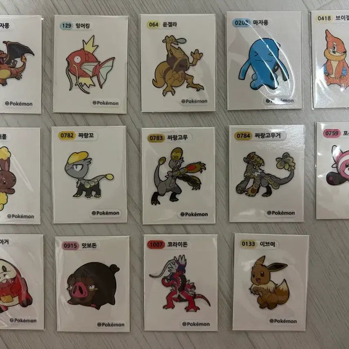 [BUNJANG] Pokemon Tteokbokki Stickers - Exchange and Sale / 포켓몬 띠부씰 판매 및 교환(상세글 필수! 꼼꼼히 읽어 주세요)