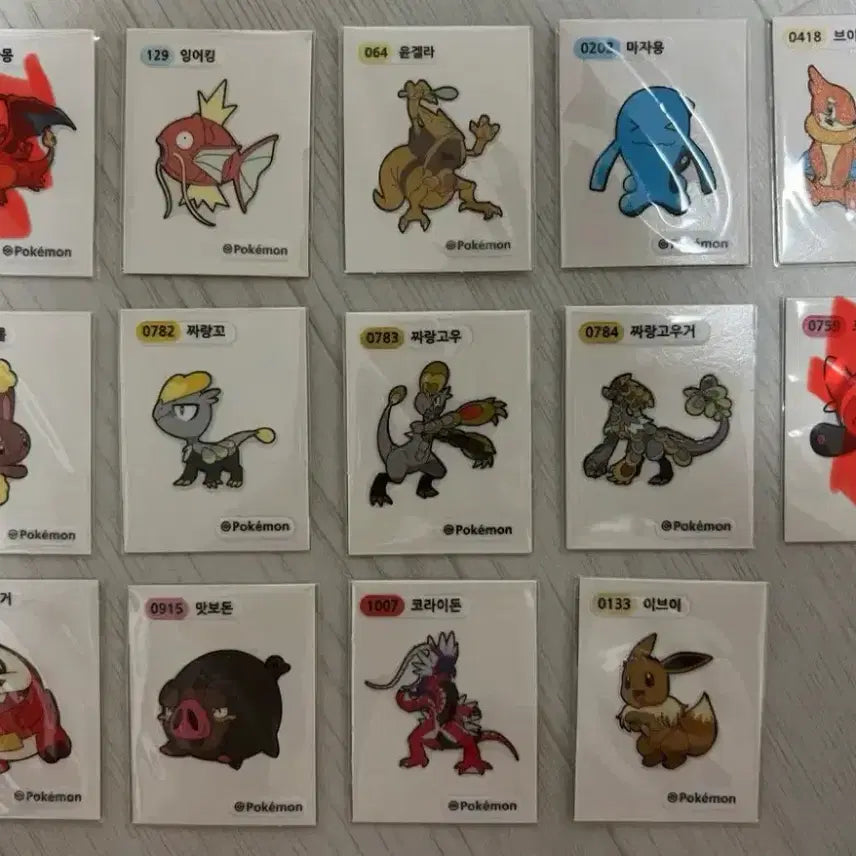 [BUNJANG] Pokemon Tteokbokki Stickers - Exchange and Sale / 포켓몬 띠부씰 판매 및 교환(상세글 필수! 꼼꼼히 읽어 주세요)