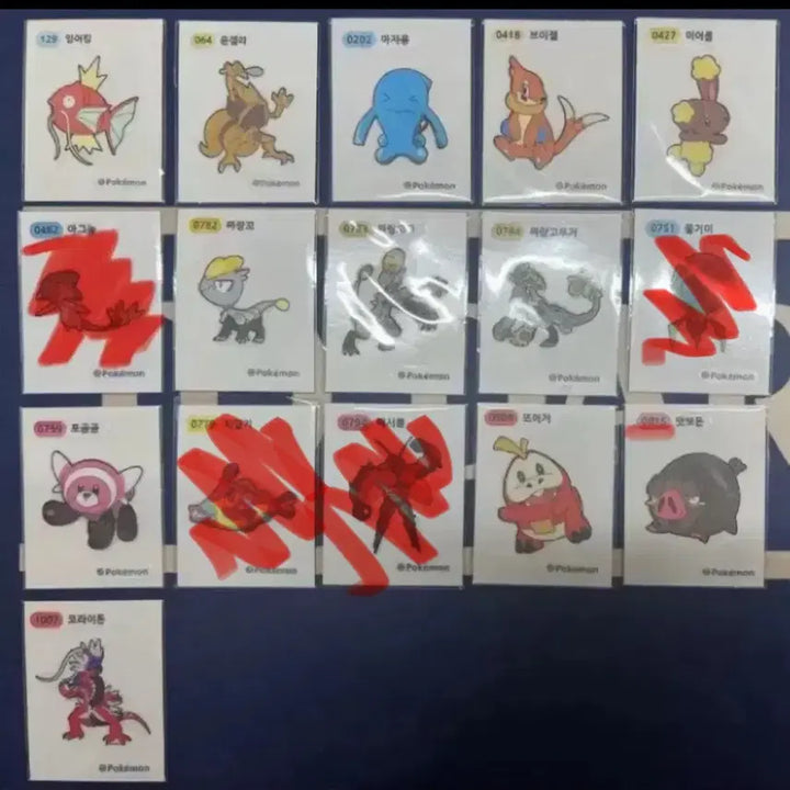 [BUNJANG] Pokemon Tteokbokki Stickers - Exchange and Sale / 포켓몬 띠부씰 판매 및 교환(상세글 필수! 꼼꼼히 읽어 주세요)