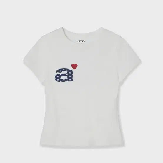 [BUNJANG] AEAE Dot Letter T-Shirt / aeae 도트레터티 반팔