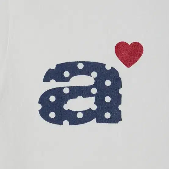 [BUNJANG] AEAE Dot Letter T-Shirt / aeae 도트레터티 반팔