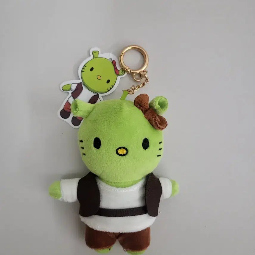 [BUNJANG] Hello Kitty Shrek Collaboration Doll Keyring / 헬로키티 슈렉 콜라보 인형 키링