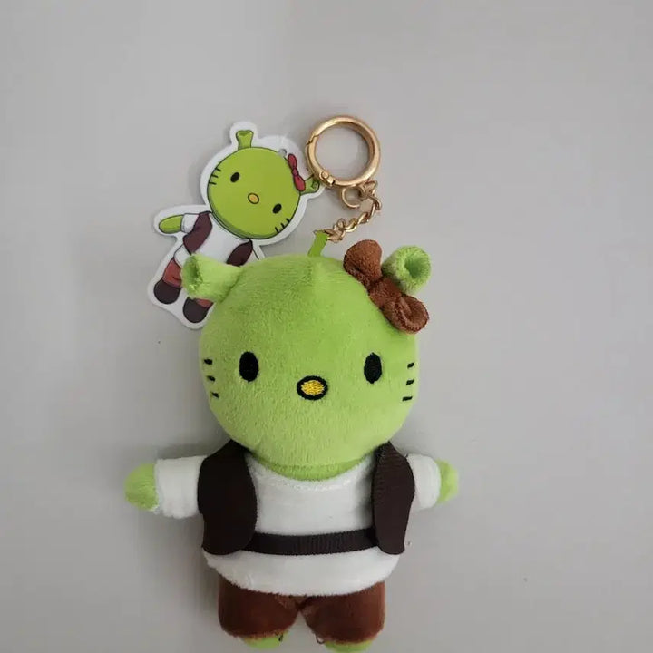 [BUNJANG] Hello Kitty Shrek Collaboration Doll Keyring / 헬로키티 슈렉 콜라보 인형 키링